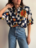 Camicia barocca quadrati
