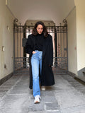Cappotto nero Loro Piana