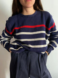 Maglione Ralph Lauren blu a righe