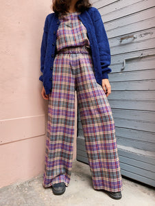 SCONTO! Completo tartan con lilla