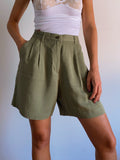 Pantaloncino stock Benetton verde salvia