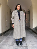 Cappotto lungo striato MaxMara
