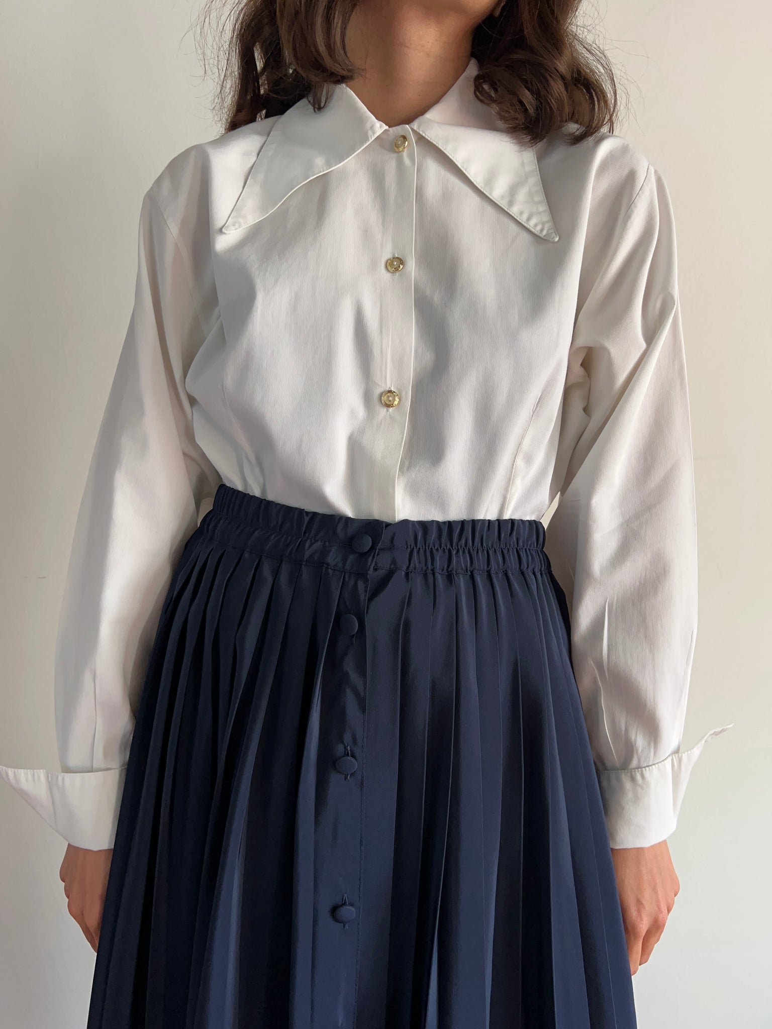 Camicia con hotsell colletto lungo