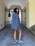 Blazer maschile azzurro