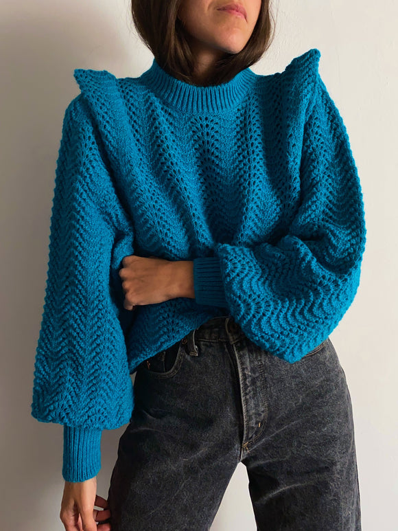 Maglione manica speciale smeraldo