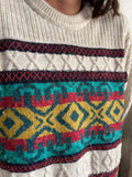 Maglione greca multicolor