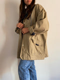 Giacca beige stile barca