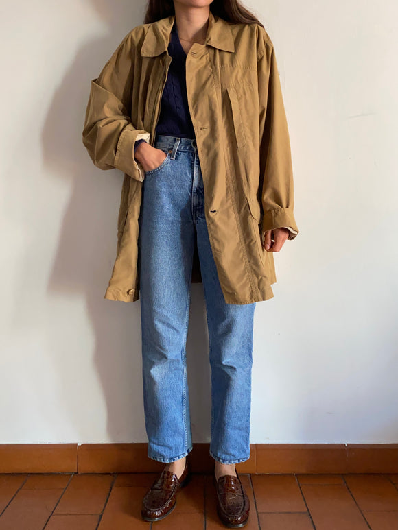 Parka color biscotto