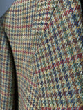Blazer maschile pied de poule multicolor