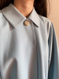 Spolverino ampio azzurro