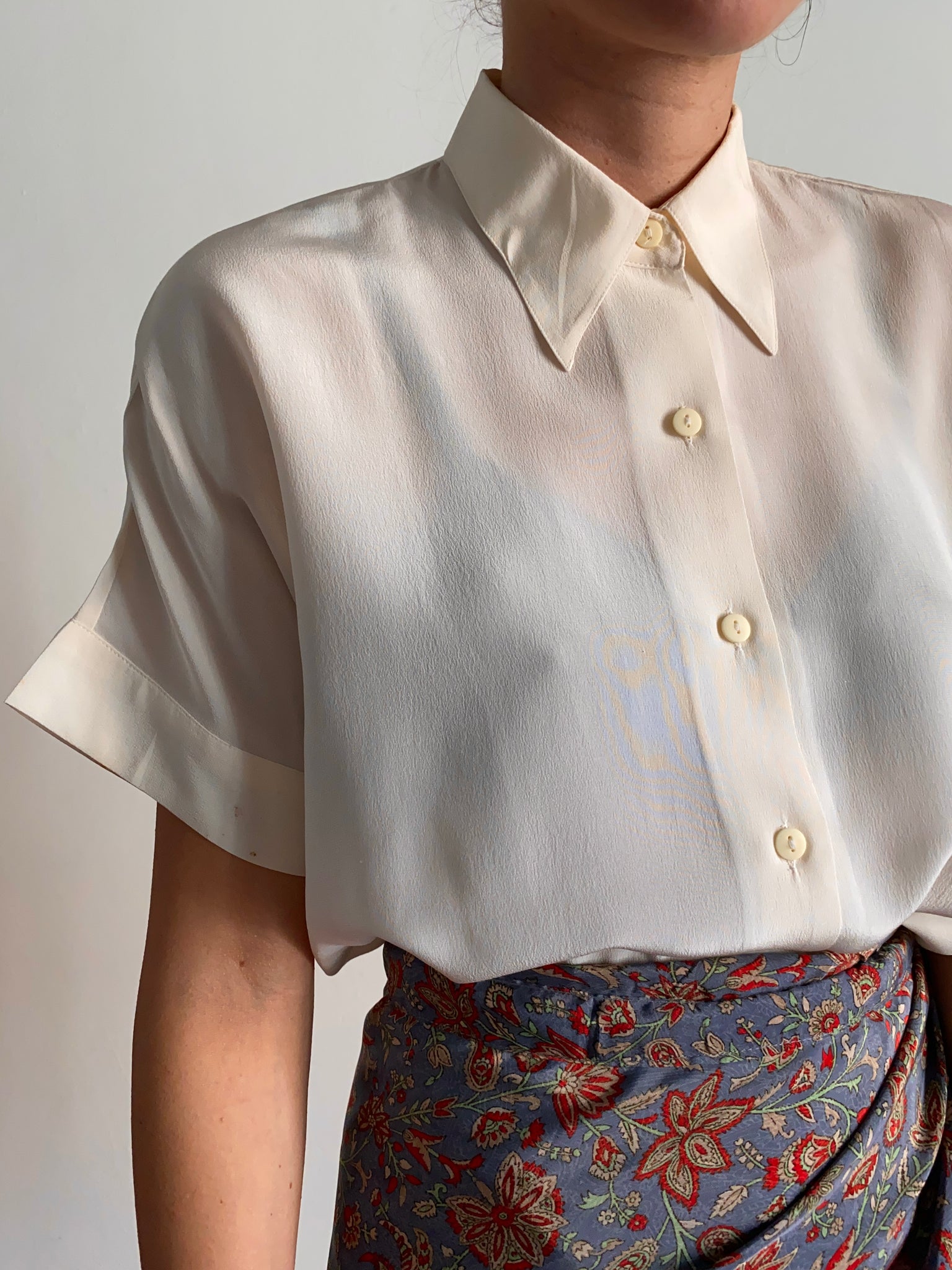 Camicia online color panna