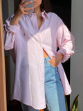 Camicia Ralph Lauren a righe rosa