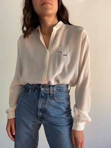Camicia ricamino bouquet