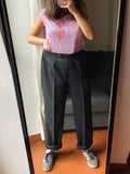 Pantaloni di lana grigi