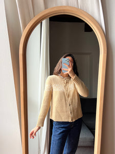 Cardigan beige inverno