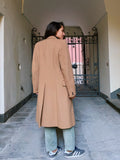 Cappotto cammello maschile