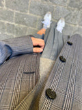 Blazer maschile principe di Galles blu