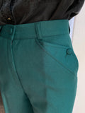 Pantaloni di lana verdi