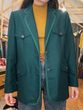 Blazer verde bottiglia Luisa Spagnoli