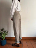 Pantalone di lana beige