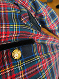 Abito tartan di lana