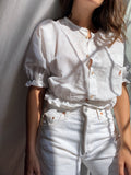 Camicia Gilbi bianca di lino