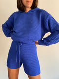 Pantaloncino crochet bluette
