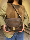 Borsa cocco marrone scuro