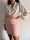 Gonna rosa Moschino