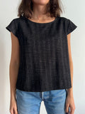 Maglietta nera lurex