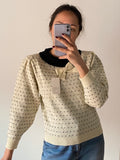 Maglione giapponese con colletto e fiocco