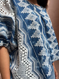PRE ORDINE • Blusa oversize tie dye ricamato