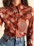 Camicia fiorata anni 70