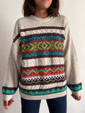 Maglione greca multicolor