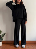 Pantalone di lana nero