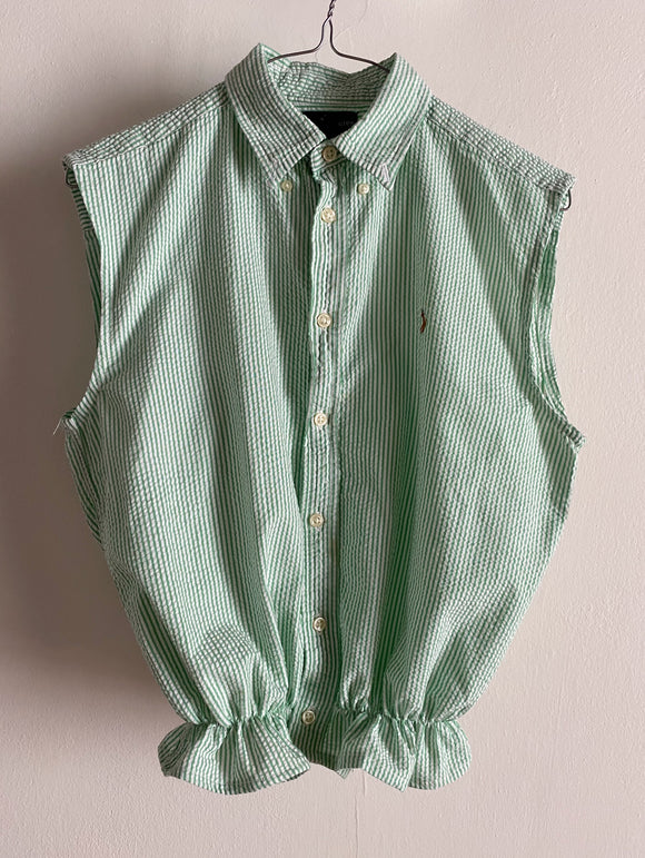 Camicia Gilbi estate a righine verdi