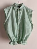 Camicia Gilbi estate a righine verdi