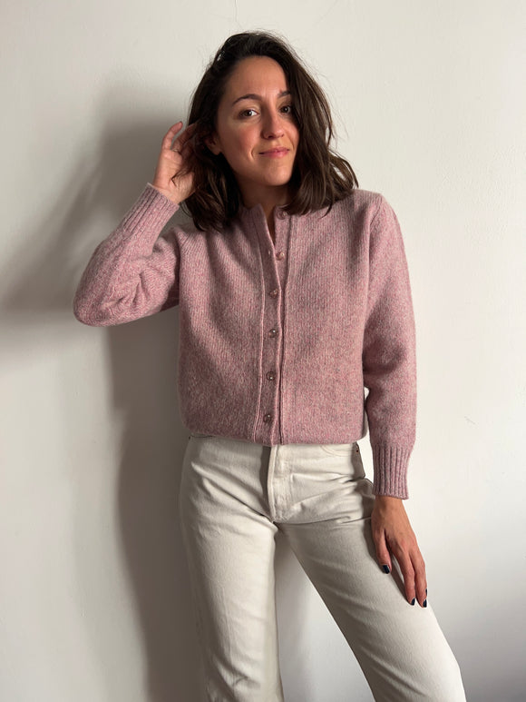 Cardigan rosa