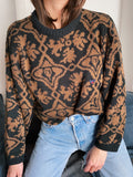 Maglione a fantasia Giorgio Armani