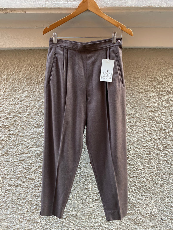 Pantaloni taglio maschile marroni