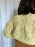 Cardigan giallino