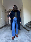 Cappotto maschile blu