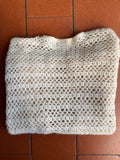 Gilet lungo panna traforato