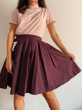 Gonna stock Benetton a ruota melanzana