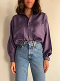 Camicia seta viola