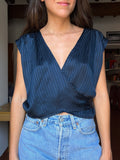PRE ORDINE • Camicia Abbraccio pura seta blu