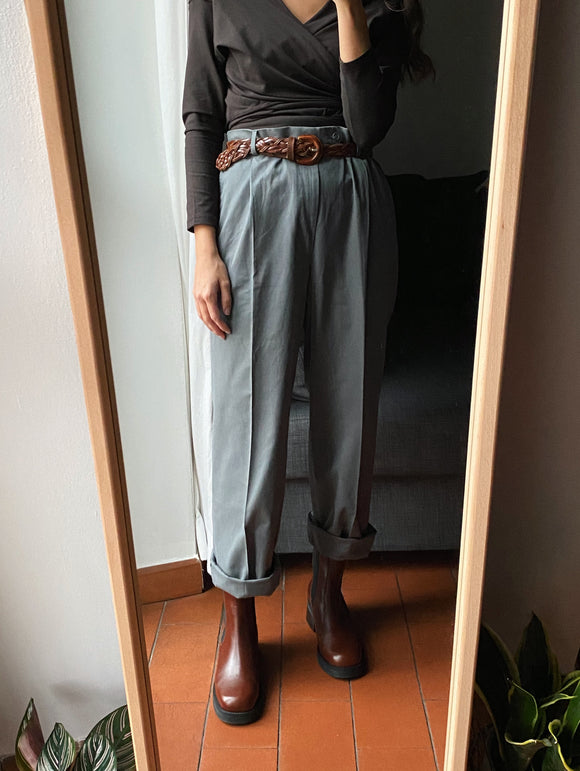 Pantalone maschile di cotone grigio