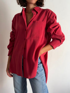 PRE ORDINE • Camicia cupro rossa