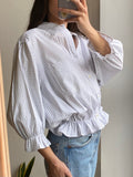 Camicia Gilbi bianca a quadri Ralph Lauren