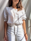 Camicia Gilbi bianca di lino